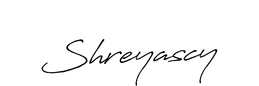 How to Draw Shreyascy signature style? Antro_Vectra_Bolder is a latest design signature styles for name Shreyascy. Shreyascy signature style 7 images and pictures png