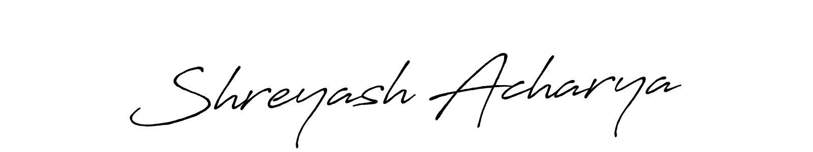 How to Draw Shreyash Acharya signature style? Antro_Vectra_Bolder is a latest design signature styles for name Shreyash Acharya. Shreyash Acharya signature style 7 images and pictures png