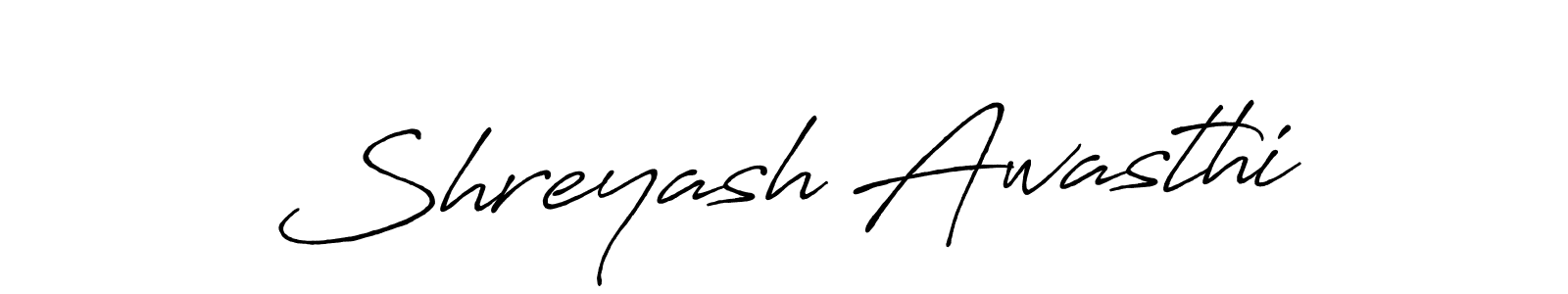 Also You can easily find your signature by using the search form. We will create Shreyash Awasthi name handwritten signature images for you free of cost using Antro_Vectra_Bolder sign style. Shreyash Awasthi signature style 7 images and pictures png
