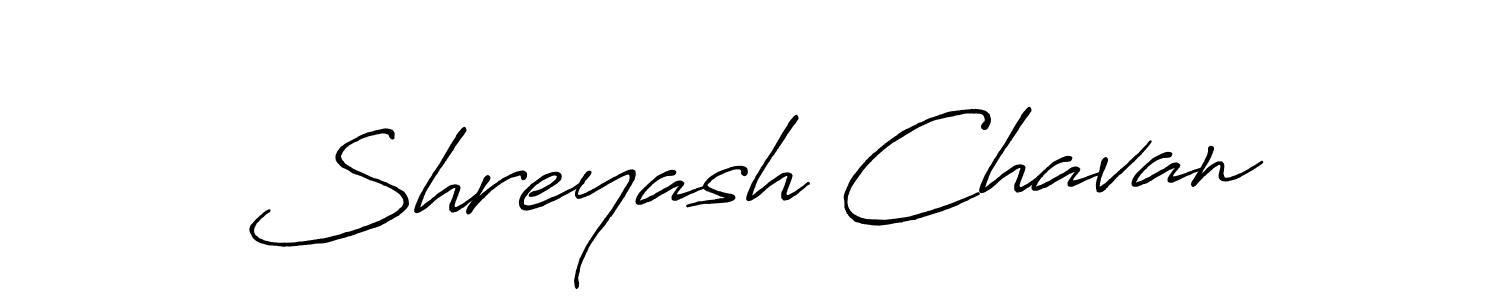 How to make Shreyash Chavan signature? Antro_Vectra_Bolder is a professional autograph style. Create handwritten signature for Shreyash Chavan name. Shreyash Chavan signature style 7 images and pictures png