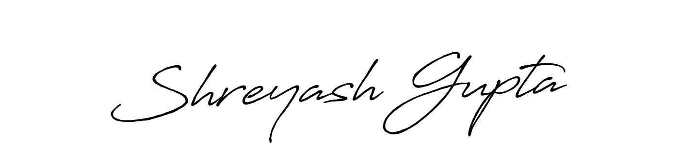 It looks lik you need a new signature style for name Shreyash Gupta. Design unique handwritten (Antro_Vectra_Bolder) signature with our free signature maker in just a few clicks. Shreyash Gupta signature style 7 images and pictures png