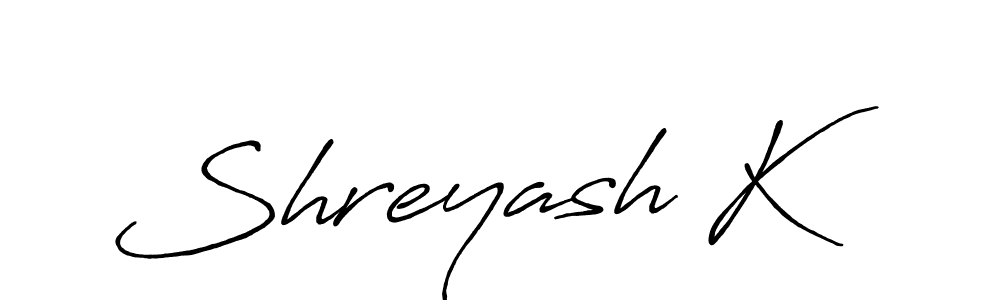 Make a beautiful signature design for name Shreyash K. Use this online signature maker to create a handwritten signature for free. Shreyash K signature style 7 images and pictures png