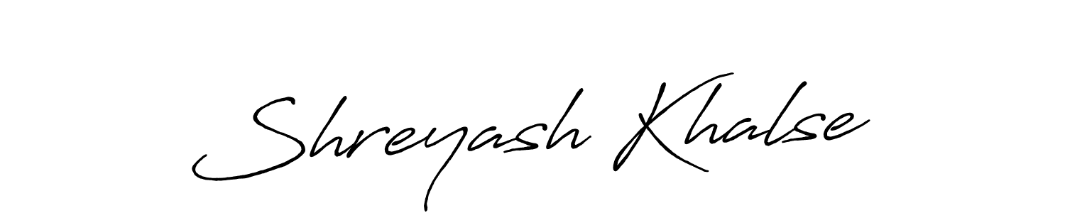 Use a signature maker to create a handwritten signature online. With this signature software, you can design (Antro_Vectra_Bolder) your own signature for name Shreyash Khalse. Shreyash Khalse signature style 7 images and pictures png