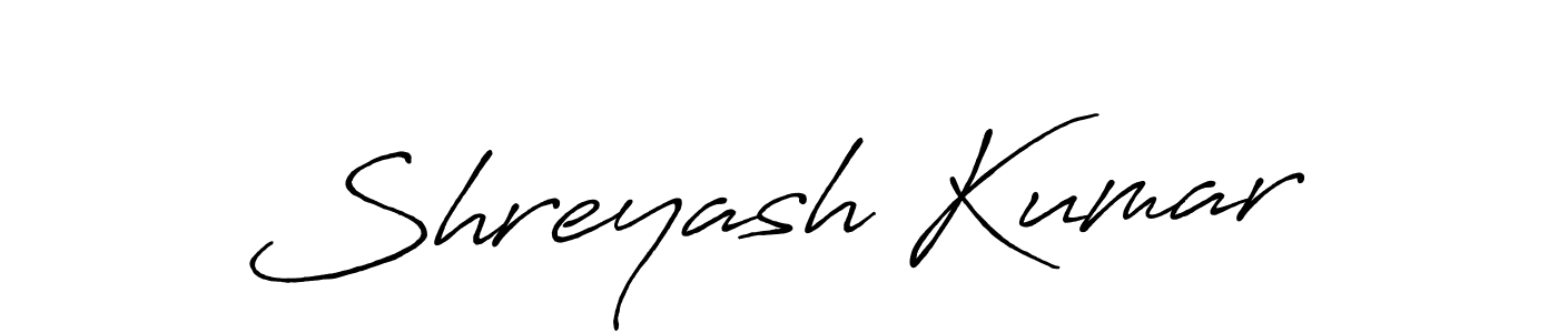 Design your own signature with our free online signature maker. With this signature software, you can create a handwritten (Antro_Vectra_Bolder) signature for name Shreyash Kumar. Shreyash Kumar signature style 7 images and pictures png