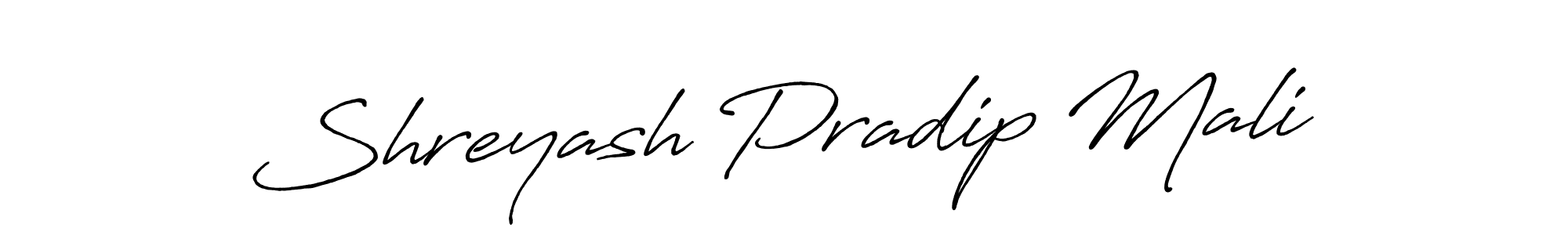 Use a signature maker to create a handwritten signature online. With this signature software, you can design (Antro_Vectra_Bolder) your own signature for name Shreyash Pradip Mali. Shreyash Pradip Mali signature style 7 images and pictures png