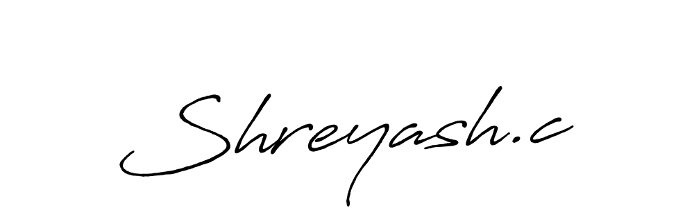 Also we have Shreyash.c name is the best signature style. Create professional handwritten signature collection using Antro_Vectra_Bolder autograph style. Shreyash.c signature style 7 images and pictures png