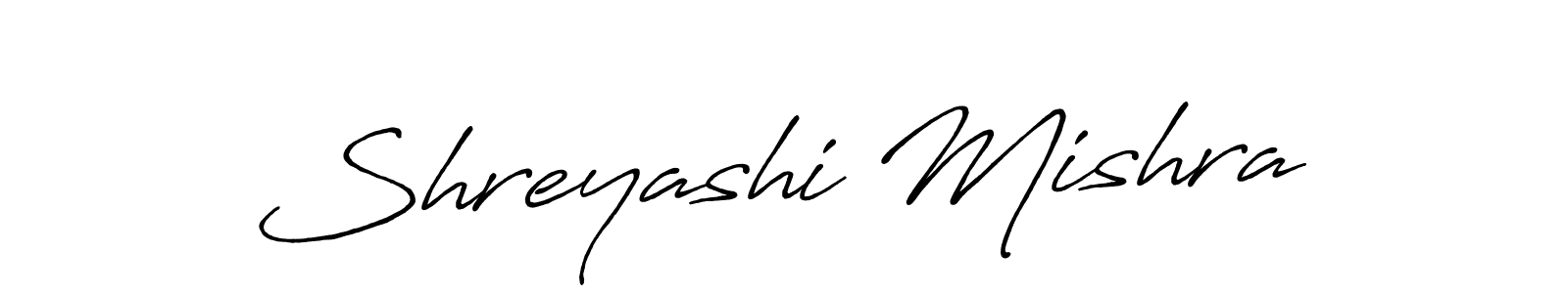 Also we have Shreyashi Mishra name is the best signature style. Create professional handwritten signature collection using Antro_Vectra_Bolder autograph style. Shreyashi Mishra signature style 7 images and pictures png