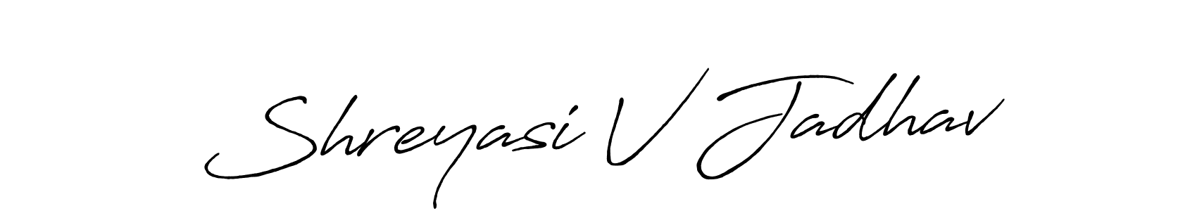 How to Draw Shreyasi V Jadhav signature style? Antro_Vectra_Bolder is a latest design signature styles for name Shreyasi V Jadhav. Shreyasi V Jadhav signature style 7 images and pictures png