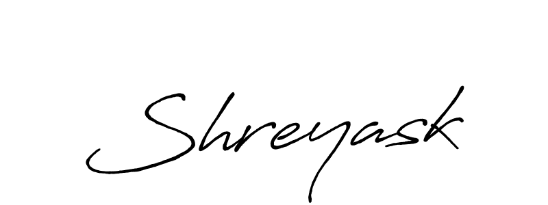 You should practise on your own different ways (Antro_Vectra_Bolder) to write your name (Shreyask) in signature. don't let someone else do it for you. Shreyask signature style 7 images and pictures png