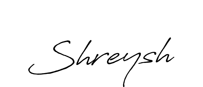 Also we have Shreysh name is the best signature style. Create professional handwritten signature collection using Antro_Vectra_Bolder autograph style. Shreysh signature style 7 images and pictures png