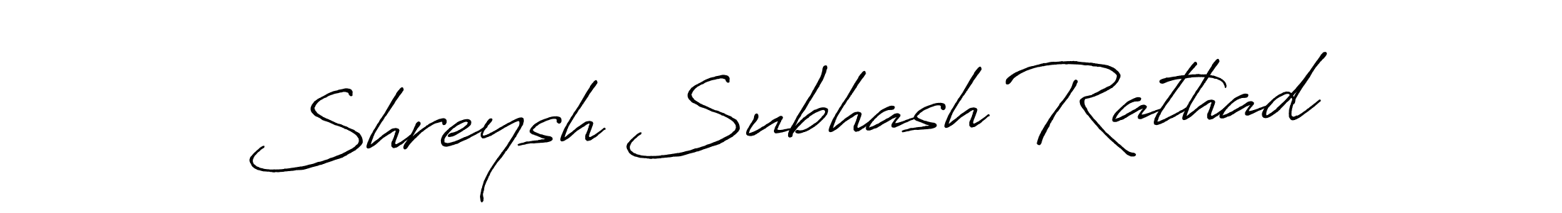 Also we have Shreysh Subhash Rathad name is the best signature style. Create professional handwritten signature collection using Antro_Vectra_Bolder autograph style. Shreysh Subhash Rathad signature style 7 images and pictures png