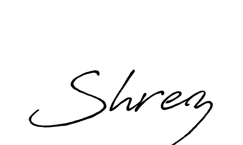 Make a beautiful signature design for name Shrez. Use this online signature maker to create a handwritten signature for free. Shrez signature style 7 images and pictures png