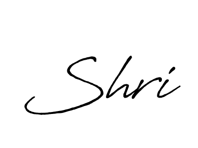 Design your own signature with our free online signature maker. With this signature software, you can create a handwritten (Antro_Vectra_Bolder) signature for name Shri. Shri signature style 7 images and pictures png