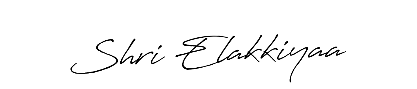 Design your own signature with our free online signature maker. With this signature software, you can create a handwritten (Antro_Vectra_Bolder) signature for name Shri Elakkiyaa. Shri Elakkiyaa signature style 7 images and pictures png