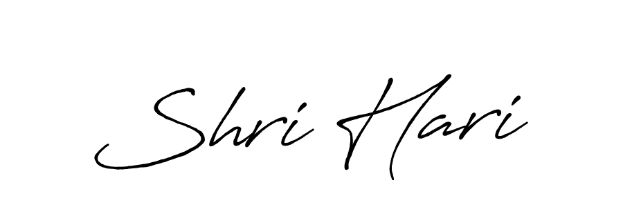 Shri Hari stylish signature style. Best Handwritten Sign (Antro_Vectra_Bolder) for my name. Handwritten Signature Collection Ideas for my name Shri Hari. Shri Hari signature style 7 images and pictures png