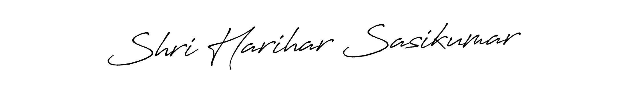 Make a beautiful signature design for name Shri Harihar Sasikumar. With this signature (Antro_Vectra_Bolder) style, you can create a handwritten signature for free. Shri Harihar Sasikumar signature style 7 images and pictures png