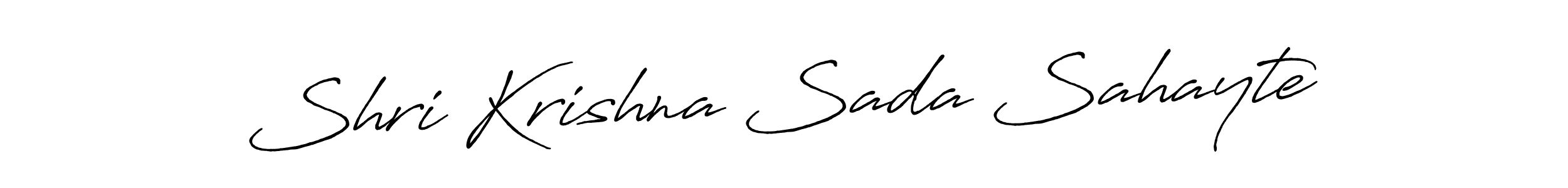 How to make Shri Krishna Sada Sahayte signature? Antro_Vectra_Bolder is a professional autograph style. Create handwritten signature for Shri Krishna Sada Sahayte name. Shri Krishna Sada Sahayte signature style 7 images and pictures png