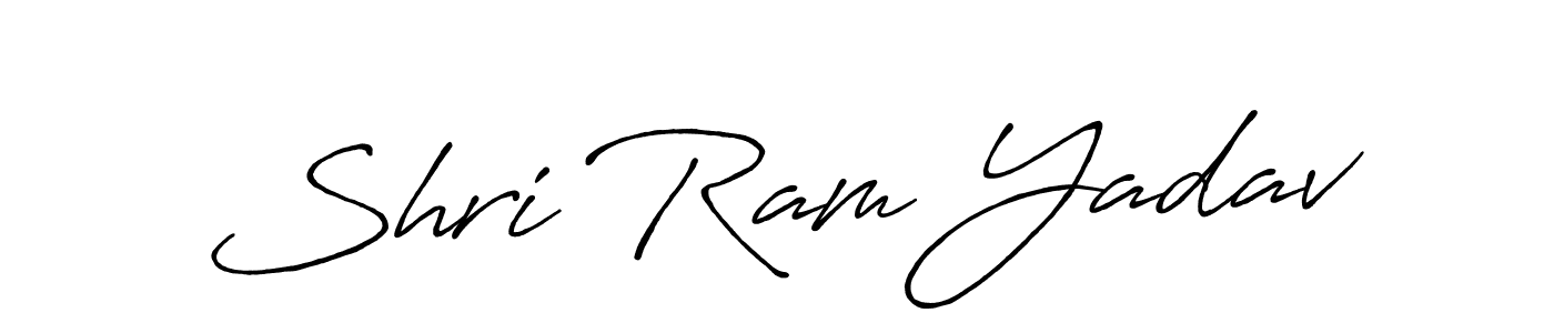 Make a beautiful signature design for name Shri Ram Yadav. With this signature (Antro_Vectra_Bolder) style, you can create a handwritten signature for free. Shri Ram Yadav signature style 7 images and pictures png