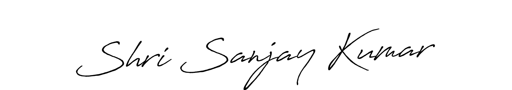 Also we have Shri Sanjay Kumar name is the best signature style. Create professional handwritten signature collection using Antro_Vectra_Bolder autograph style. Shri Sanjay Kumar signature style 7 images and pictures png