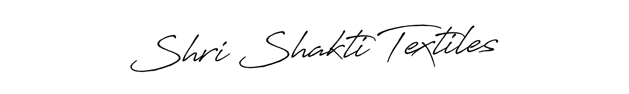 Use a signature maker to create a handwritten signature online. With this signature software, you can design (Antro_Vectra_Bolder) your own signature for name Shri Shakti Textiles. Shri Shakti Textiles signature style 7 images and pictures png