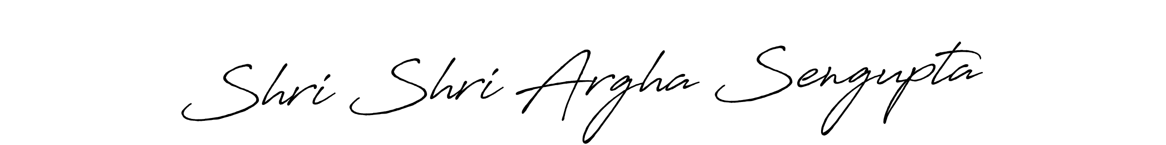 How to make Shri Shri Argha Sengupta name signature. Use Antro_Vectra_Bolder style for creating short signs online. This is the latest handwritten sign. Shri Shri Argha Sengupta signature style 7 images and pictures png