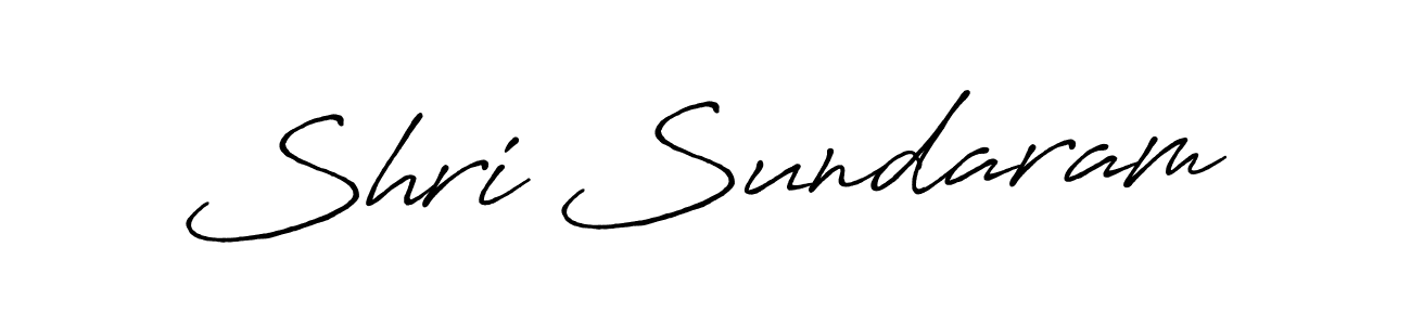 The best way (Antro_Vectra_Bolder) to make a short signature is to pick only two or three words in your name. The name Shri Sundaram include a total of six letters. For converting this name. Shri Sundaram signature style 7 images and pictures png