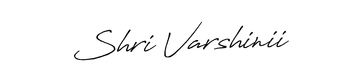 Design your own signature with our free online signature maker. With this signature software, you can create a handwritten (Antro_Vectra_Bolder) signature for name Shri Varshinii. Shri Varshinii signature style 7 images and pictures png