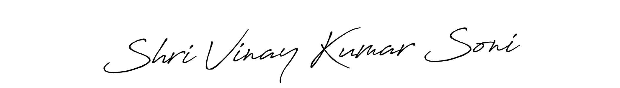 Similarly Antro_Vectra_Bolder is the best handwritten signature design. Signature creator online .You can use it as an online autograph creator for name Shri Vinay Kumar Soni. Shri Vinay Kumar Soni signature style 7 images and pictures png
