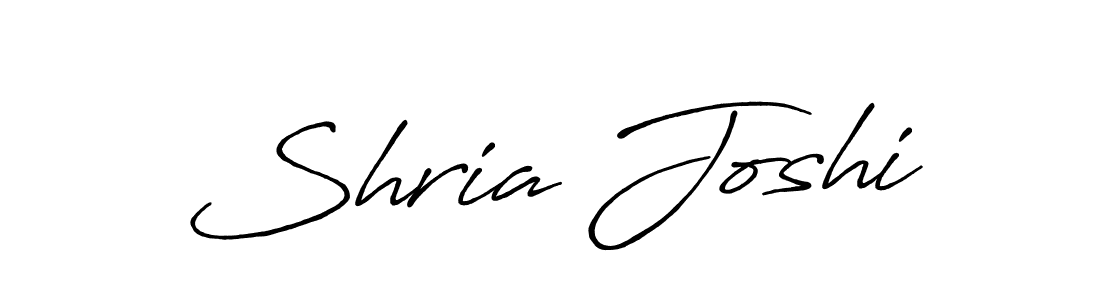 Make a beautiful signature design for name Shria Joshi. With this signature (Antro_Vectra_Bolder) style, you can create a handwritten signature for free. Shria Joshi signature style 7 images and pictures png