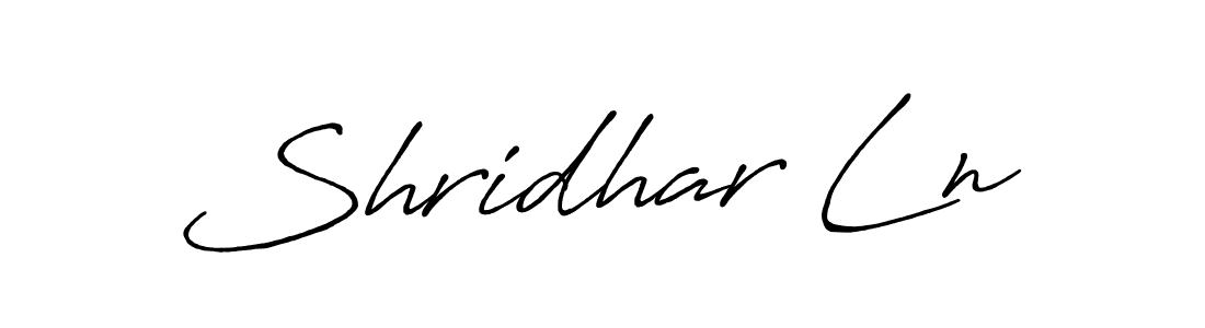 Make a beautiful signature design for name Shridhar Ln. Use this online signature maker to create a handwritten signature for free. Shridhar Ln signature style 7 images and pictures png