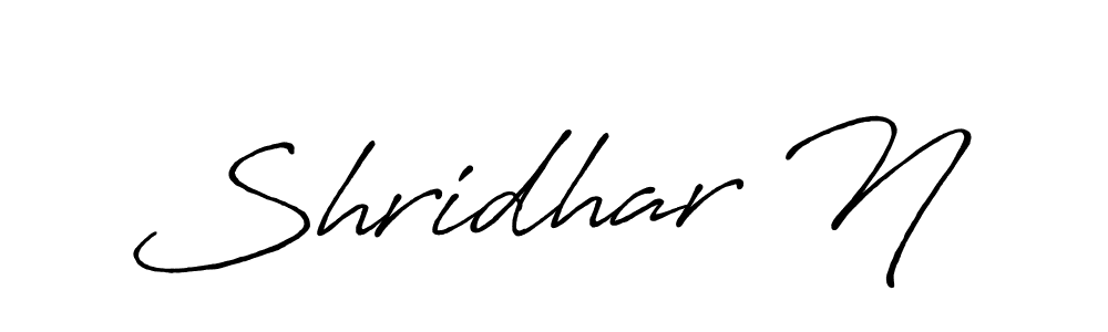 Here are the top 10 professional signature styles for the name Shridhar N. These are the best autograph styles you can use for your name. Shridhar N signature style 7 images and pictures png