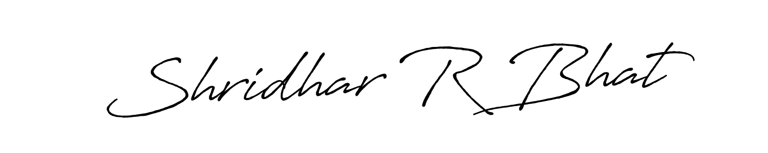 Make a short Shridhar R Bhat signature style. Manage your documents anywhere anytime using Antro_Vectra_Bolder. Create and add eSignatures, submit forms, share and send files easily. Shridhar R Bhat signature style 7 images and pictures png