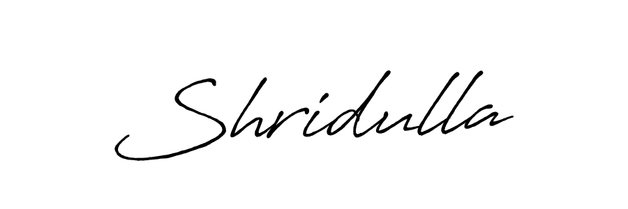 Make a beautiful signature design for name Shridulla. With this signature (Antro_Vectra_Bolder) style, you can create a handwritten signature for free. Shridulla signature style 7 images and pictures png