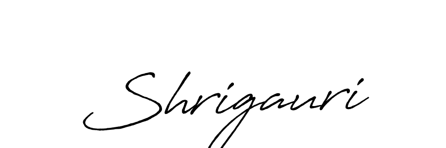 How to make Shrigauri name signature. Use Antro_Vectra_Bolder style for creating short signs online. This is the latest handwritten sign. Shrigauri signature style 7 images and pictures png