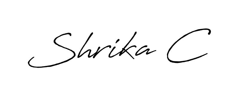 Best and Professional Signature Style for Shrika C. Antro_Vectra_Bolder Best Signature Style Collection. Shrika C signature style 7 images and pictures png