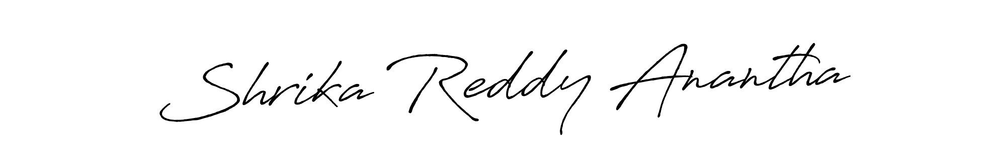 See photos of Shrika Reddy Anantha official signature by Spectra . Check more albums & portfolios. Read reviews & check more about Antro_Vectra_Bolder font. Shrika Reddy Anantha signature style 7 images and pictures png