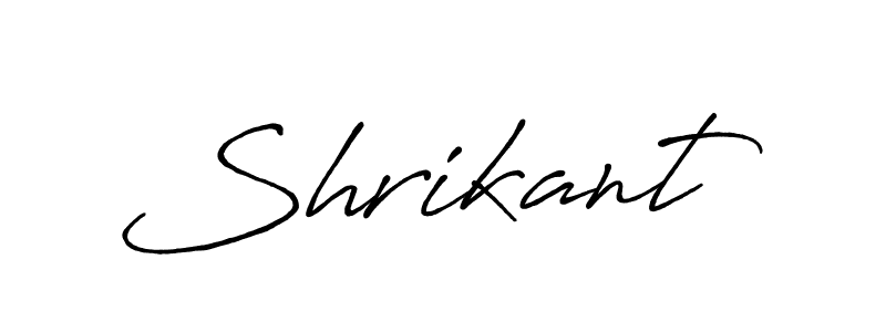 The best way (Antro_Vectra_Bolder) to make a short signature is to pick only two or three words in your name. The name Shrikant include a total of six letters. For converting this name. Shrikant signature style 7 images and pictures png