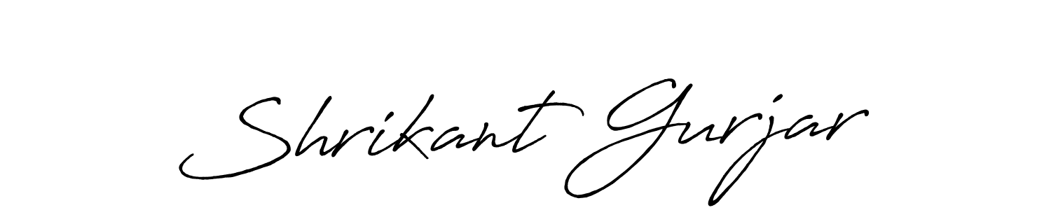 Also You can easily find your signature by using the search form. We will create Shrikant Gurjar name handwritten signature images for you free of cost using Antro_Vectra_Bolder sign style. Shrikant Gurjar signature style 7 images and pictures png