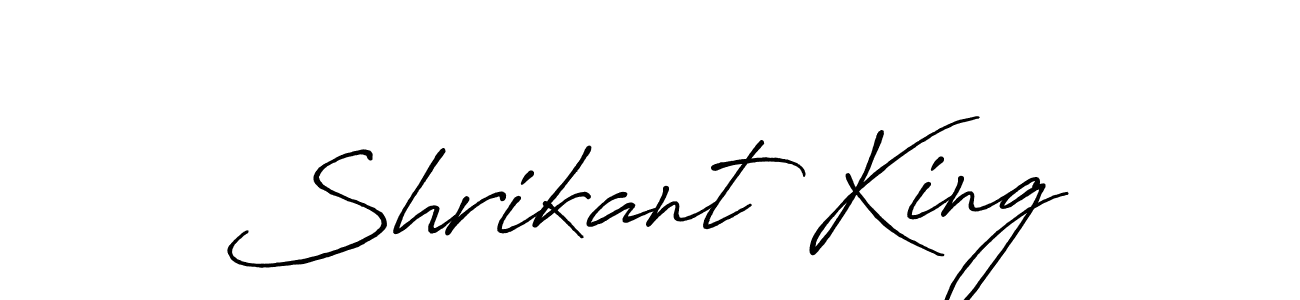 It looks lik you need a new signature style for name Shrikant King. Design unique handwritten (Antro_Vectra_Bolder) signature with our free signature maker in just a few clicks. Shrikant King signature style 7 images and pictures png