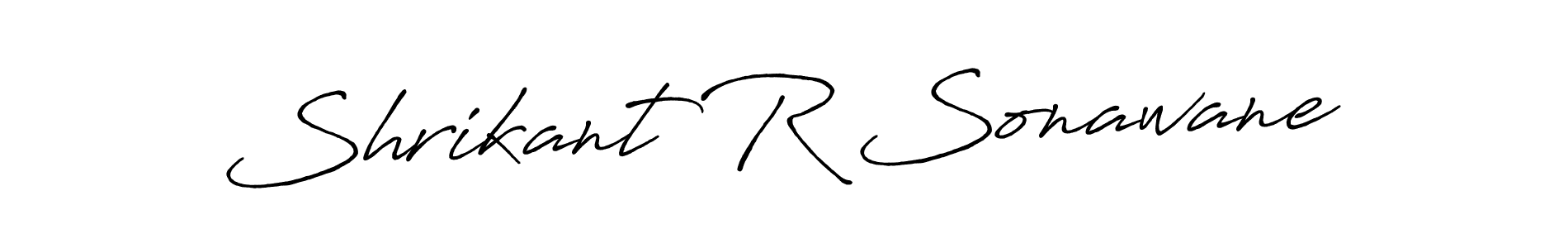 Design your own signature with our free online signature maker. With this signature software, you can create a handwritten (Antro_Vectra_Bolder) signature for name Shrikant R Sonawane. Shrikant R Sonawane signature style 7 images and pictures png