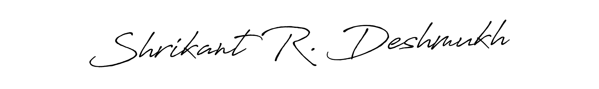 Make a beautiful signature design for name Shrikant R. Deshmukh. Use this online signature maker to create a handwritten signature for free. Shrikant R. Deshmukh signature style 7 images and pictures png