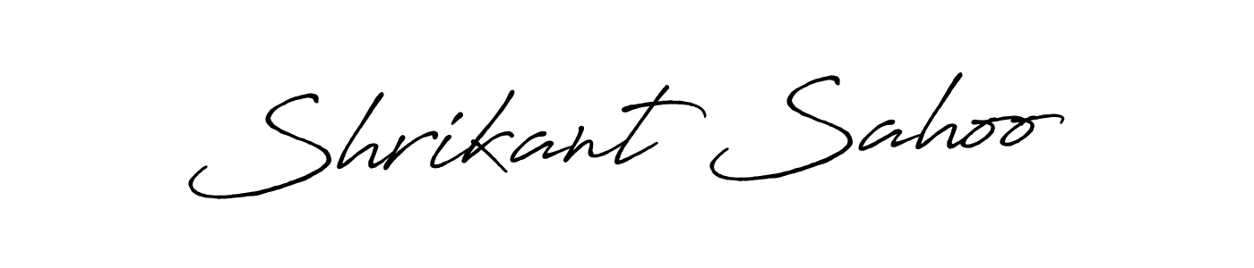 Make a beautiful signature design for name Shrikant Sahoo. Use this online signature maker to create a handwritten signature for free. Shrikant Sahoo signature style 7 images and pictures png