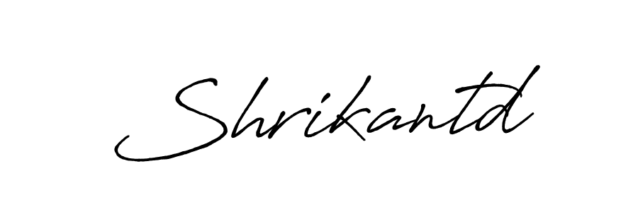 Design your own signature with our free online signature maker. With this signature software, you can create a handwritten (Antro_Vectra_Bolder) signature for name Shrikantd. Shrikantd signature style 7 images and pictures png