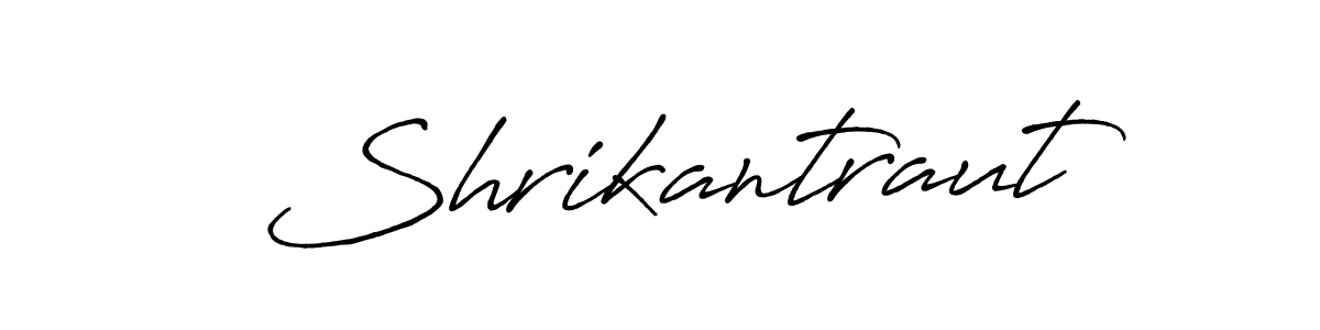 The best way (Antro_Vectra_Bolder) to make a short signature is to pick only two or three words in your name. The name Shrikantraut include a total of six letters. For converting this name. Shrikantraut signature style 7 images and pictures png