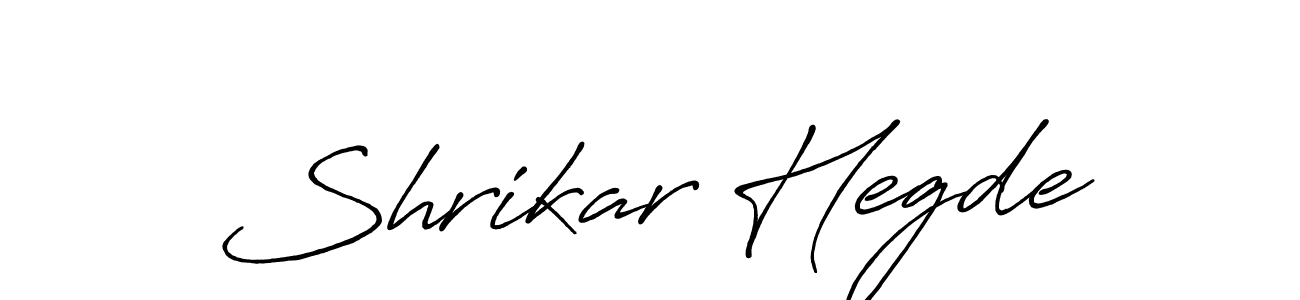 How to make Shrikar Hegde signature? Antro_Vectra_Bolder is a professional autograph style. Create handwritten signature for Shrikar Hegde name. Shrikar Hegde signature style 7 images and pictures png