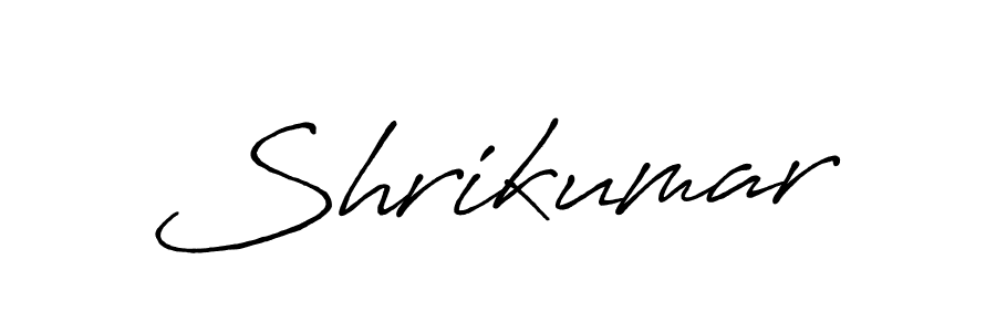 Make a beautiful signature design for name Shrikumar. With this signature (Antro_Vectra_Bolder) style, you can create a handwritten signature for free. Shrikumar signature style 7 images and pictures png
