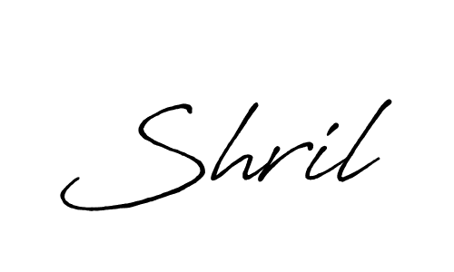 How to make Shril signature? Antro_Vectra_Bolder is a professional autograph style. Create handwritten signature for Shril name. Shril signature style 7 images and pictures png