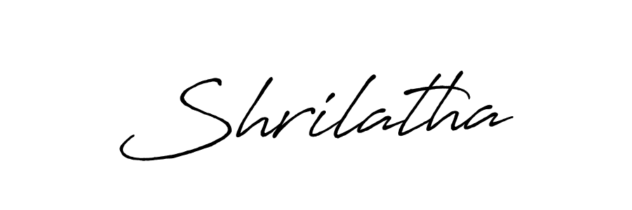 Shrilatha stylish signature style. Best Handwritten Sign (Antro_Vectra_Bolder) for my name. Handwritten Signature Collection Ideas for my name Shrilatha. Shrilatha signature style 7 images and pictures png