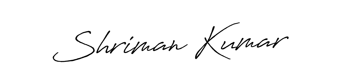 Also You can easily find your signature by using the search form. We will create Shriman Kumar name handwritten signature images for you free of cost using Antro_Vectra_Bolder sign style. Shriman Kumar signature style 7 images and pictures png