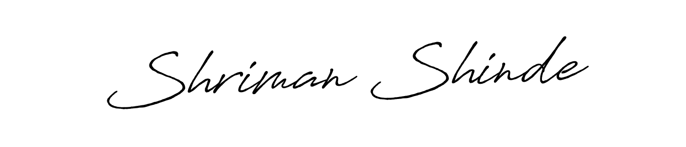 You can use this online signature creator to create a handwritten signature for the name Shriman Shinde. This is the best online autograph maker. Shriman Shinde signature style 7 images and pictures png